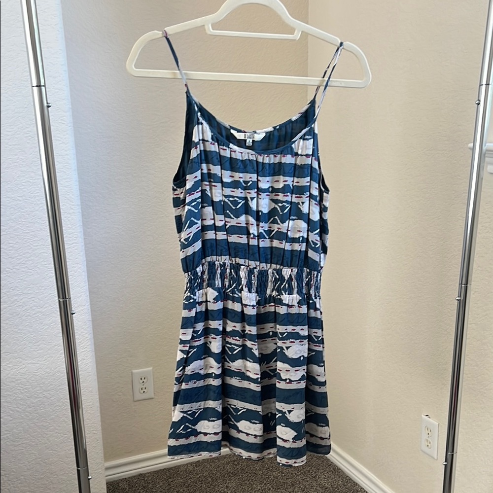 BB Dakota Blue and White Sundress-Sz Small
